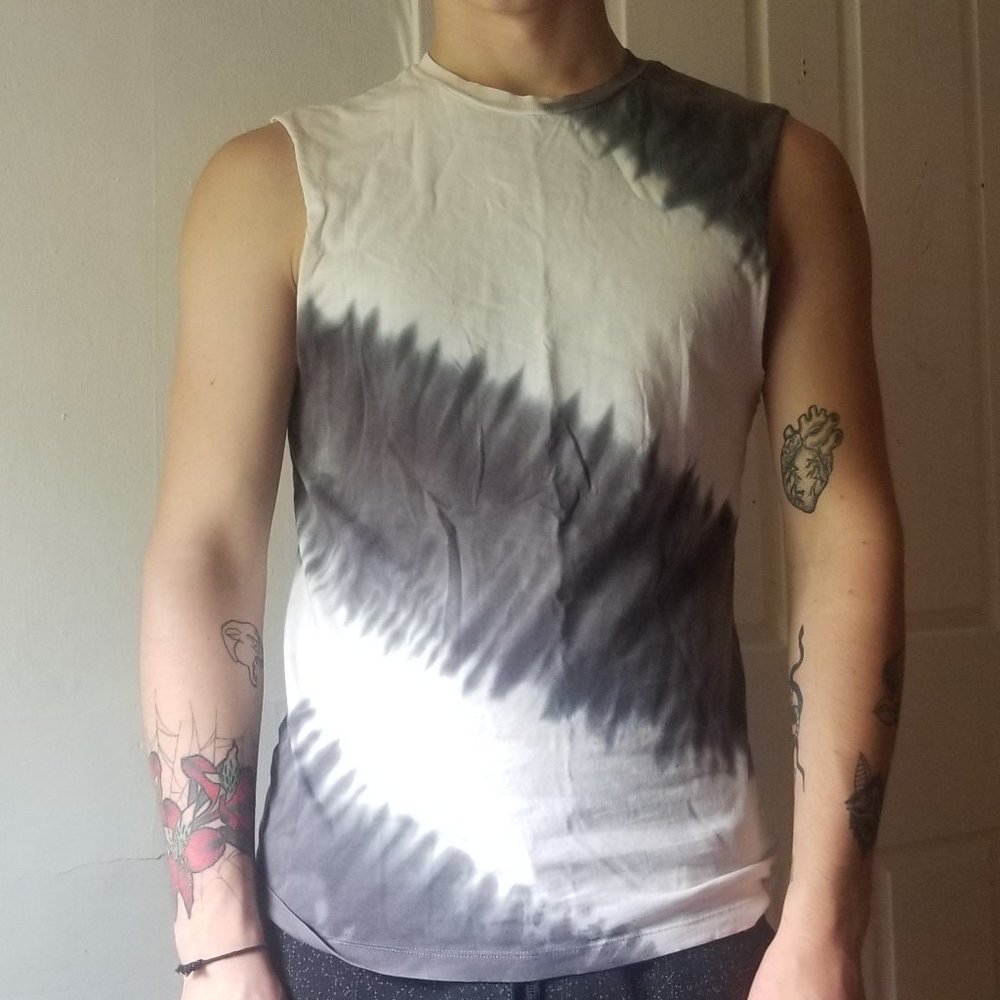 Slanted Striped Tank Top